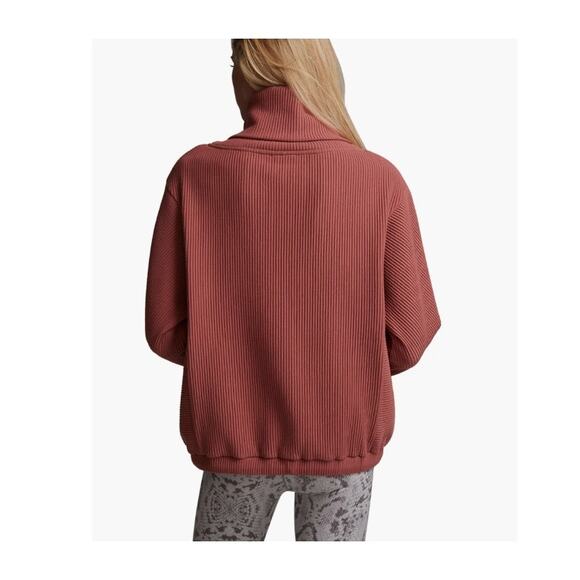 Varley Charles Sweatshirt Antique Bronze, Withered Rose, size Small - Picture 9 of 10